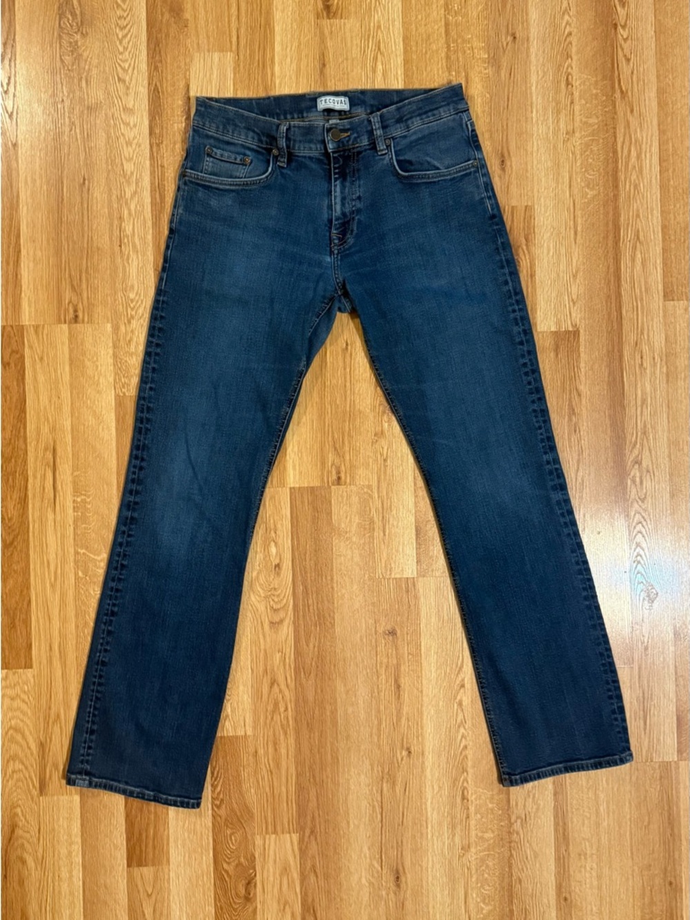 Tecovas Men's Straight Jeans in Dark Indigo